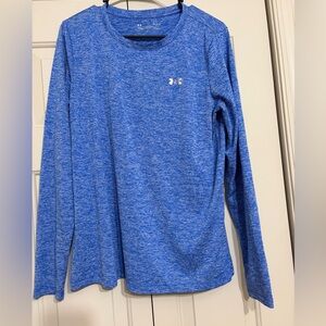Under Armour Heathered Blue Performance Top